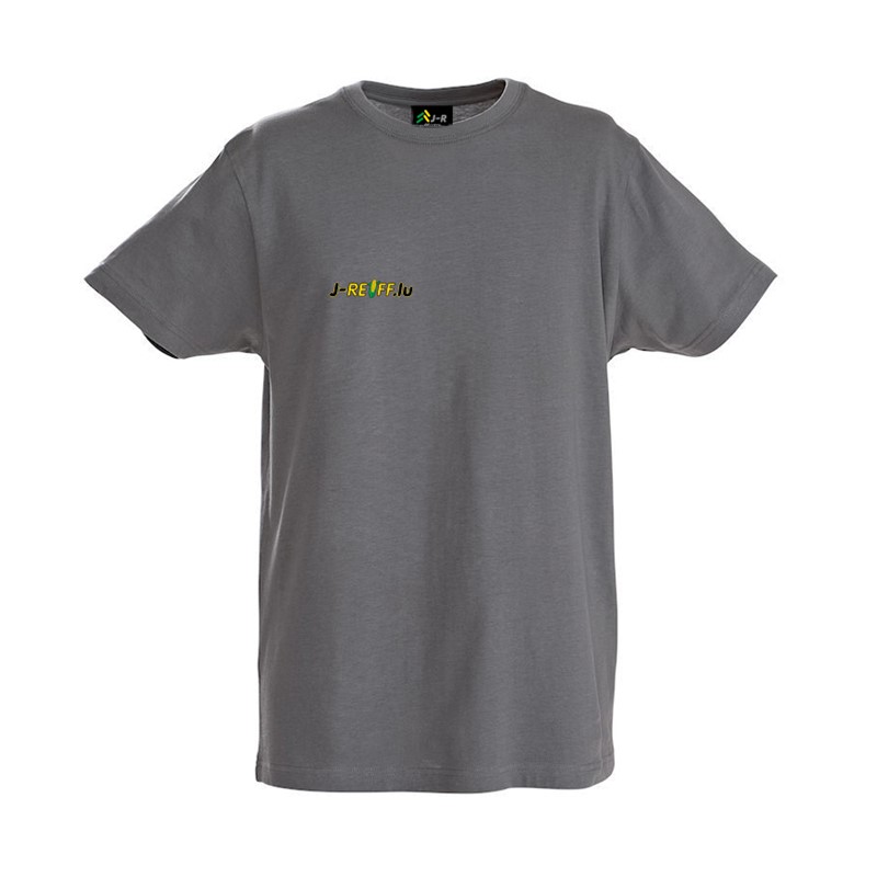 T-Shirt with logo in gray
